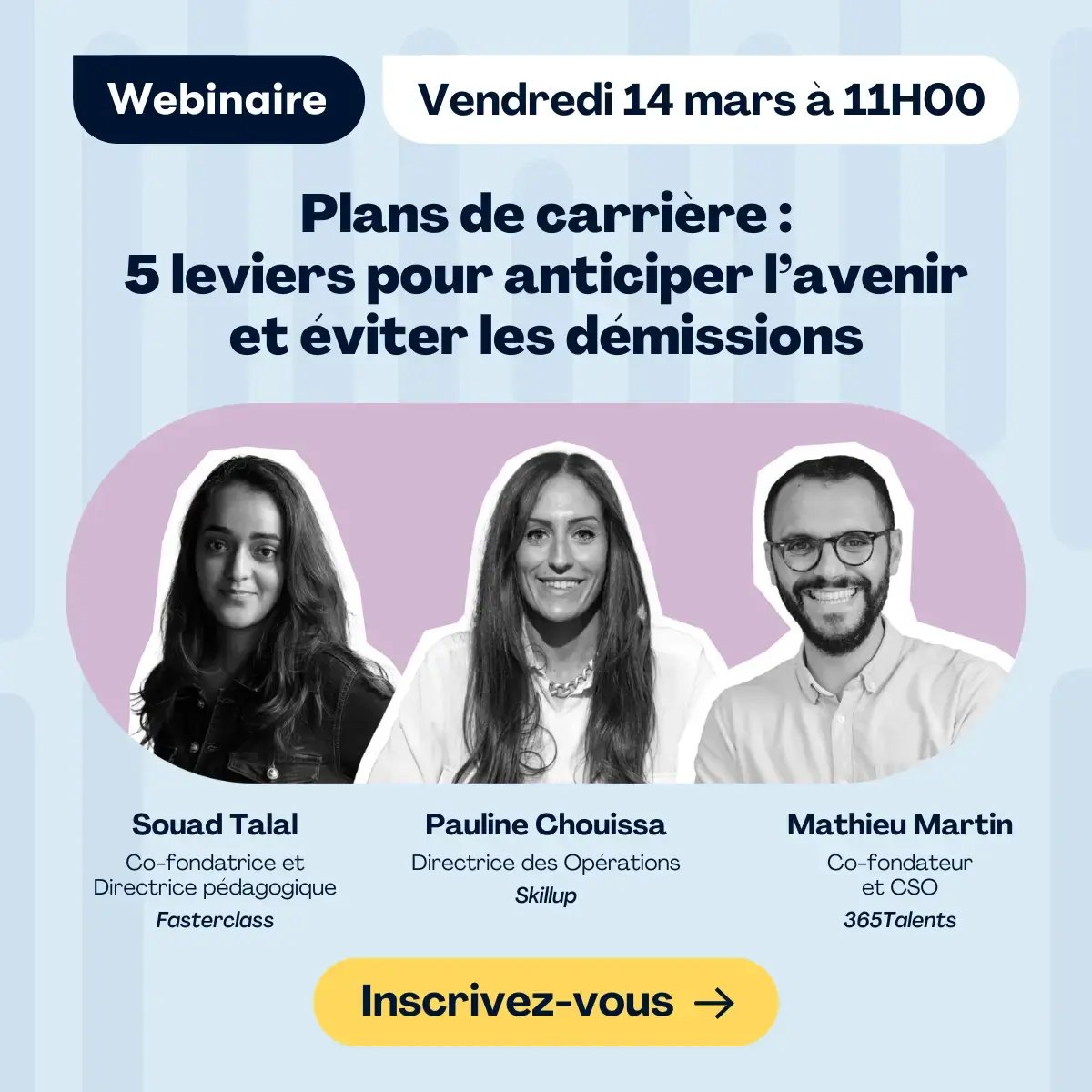 Webinar sur les Plans de carrière